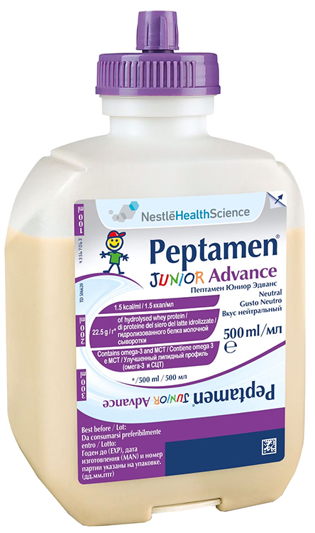 PEPTAMEN JUNIOR ADVANCE NEUTRO 500 ML - farmascienza.it