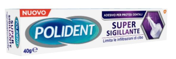 POLIDENT SUPER TENUTA+SIGILLANTE ADESIVO PROTESI DENTALE 40 G - farmascienza.it