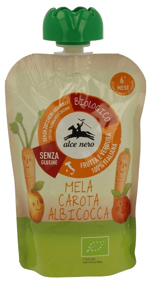 PUREA MELA/CAROTA/ALBICOCCA DOYPACK BABY FOOD 100 G - farmascienza.it