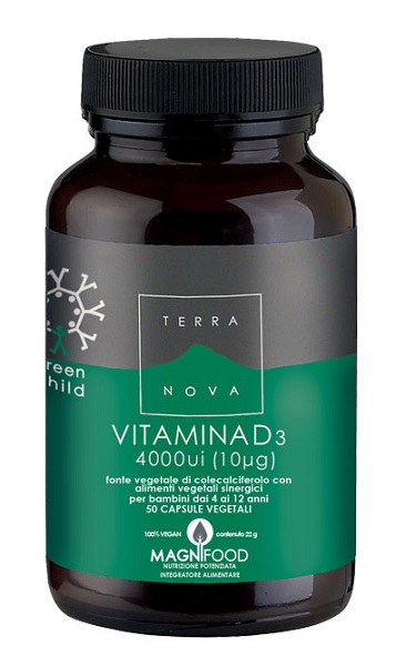 TERRANOVA GREEN CHILD VITAMINA D3 400IU 50 CAPSULE - farmascienza.it