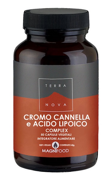 TERRANOVA CROMO/CANNELLA/ACIDO LIPOICO COMPLEX 50 CAPSULE - farmascienza.it