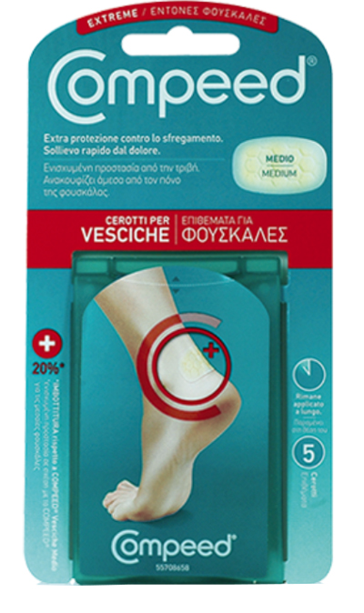COMPEED CEROTTO PER VESCICHE TALLONE SPORT 5 PEZZI - farmascienza.it