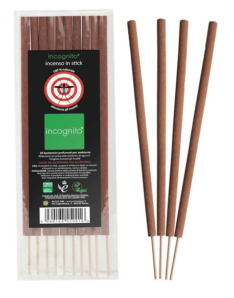INCOGNITO INCENSO IN STICK 10 BASTONCINI - farmascienza.it