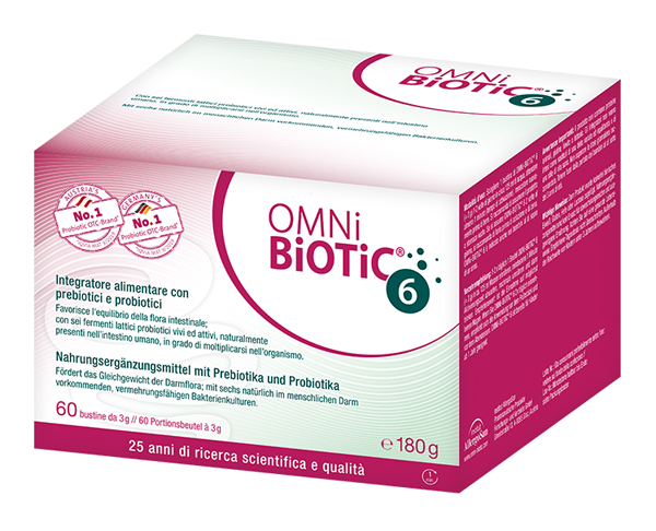 OMNI BIOTIC 6 POLVERE 60 BUSTINE DA 3 G - farmascienza.it