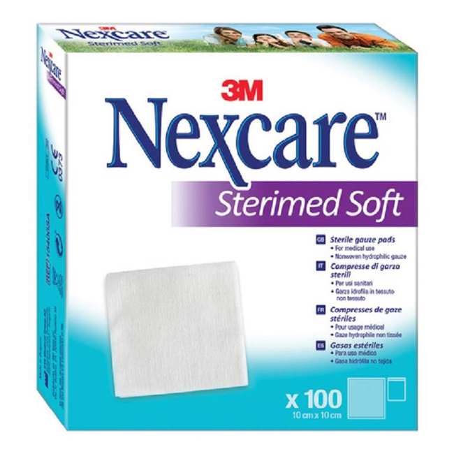 GARZA COMPRESSA STERIMED SOFT IN TESSUTO NON TESSUTO STERILE 10X10CM 100 PEZZI MULTILINGUAL - farmascienza.it