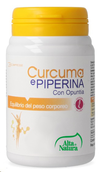 CURCUMA E PIPERINA CON OPUNTIA 45 COMPRESSE 900MG - farmascienza.it