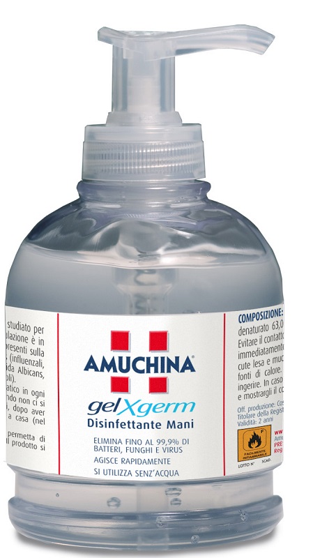 AMUCHINA GEL X-GERM DISINFETTANTE MANI 250 ML - farmascienza.it