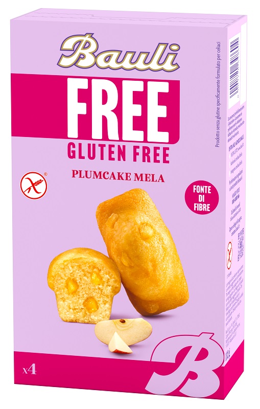 BAULI FREE PLUMCAKE MELA 4 PEZZI DA 33 G - farmascienza.it