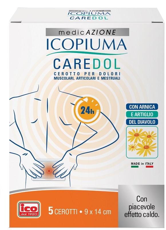 ICOPIUMA CAREDOL CEROTTO DOL RETTANGOLARE 5 PEZZI - farmascienza.it