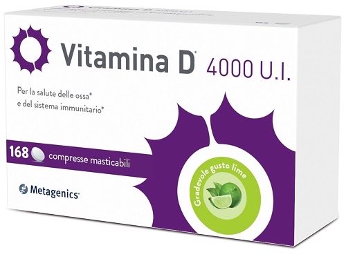 VITAMINA D 4000UI 168 COMPRESSE MASTICABILI - farmascienza.it
