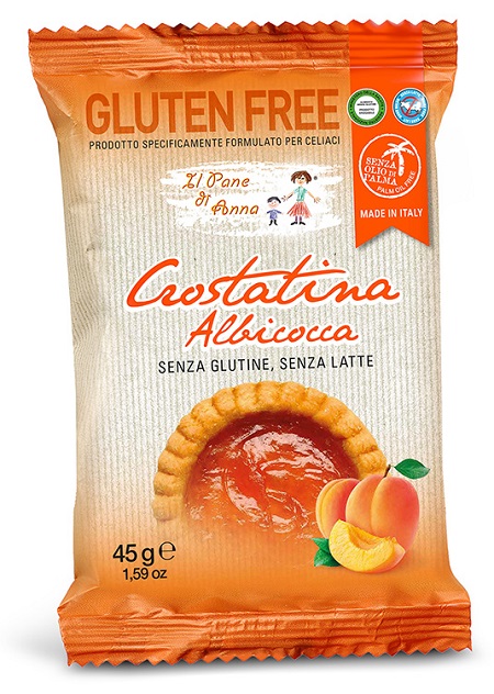 IL PANE DI ANNA CROSTATINA ALL'ALBICOCCA SENZA LATTE 45 G - farmascienza.it