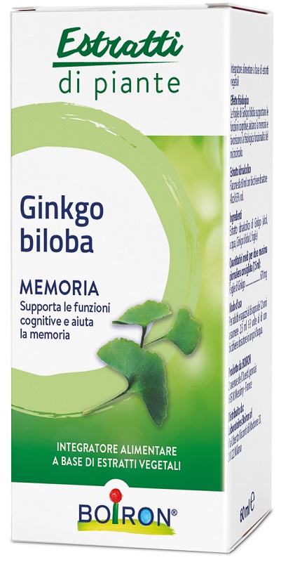 GINKGO BILOBA BOIRON ESTRATTO IDROALCOLICO 60 ML - farmascienza.it