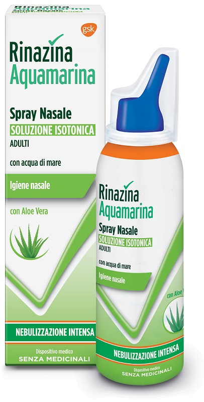 RINAZINA AQUAMARINA ISOTONICA ALOE SPRAY NEBULIZZAZIONE INTENSA 100 ML - farmascienza.it