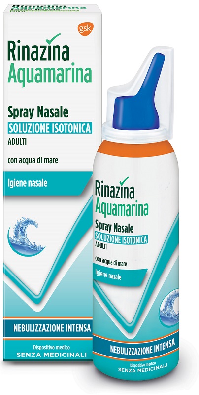RINAZINA AQUAMARINA ISOTONICA SPRAY NEBULIZZAZIONE INTENSA 100 ML - farmascienza.it