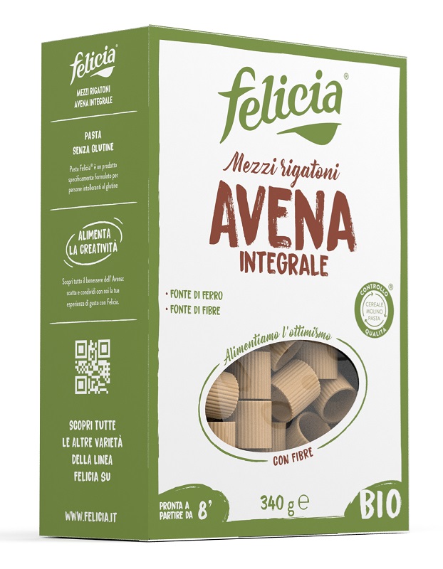 FELICIA MEZZI RIGATONI AVENA 340 G - farmascienza.it