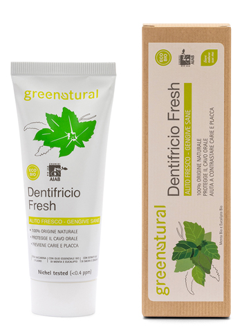 GREENATURAL DENTIFRICIO FRESH MENTA 75 ML - farmascienza.it