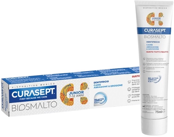 CURASEPT BIOSMALTO DENTIFRICIO JUNIOR 75 ML - farmascienza.it