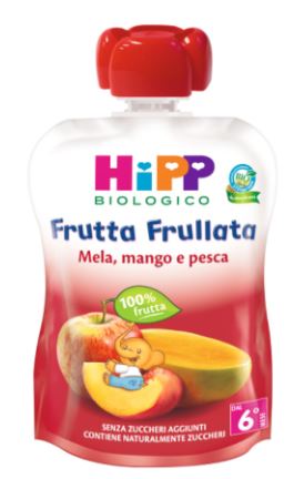 HIPP BIO FRUTTA FRULLATA MELA/MANGO/PESCA 90 G - farmascienza.it