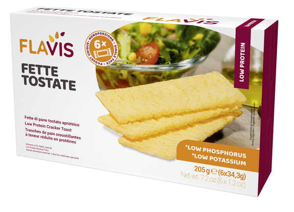 FLAVIS FETTE TOSTATE APROTEICHE 6 PORZIONI DA 34,3 G - farmascienza.it