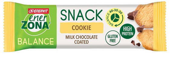 ENERZONA SNACK COOKIE MILK CIOCHOLATE 33 G - farmascienza.it