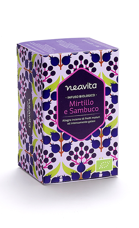 INFUSO IN FILTRO MIRTILLO E SAMBUCO BIO 1 PEZZO - farmascienza.it