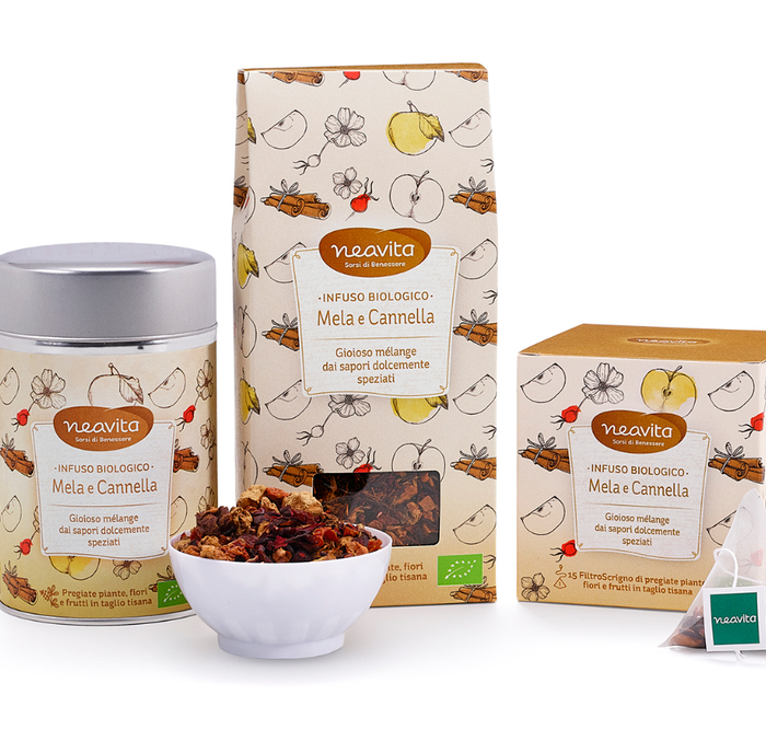 RICARICA INFUSO MELA E CANNELLA BIO 100 G 100 G - farmascienza.it