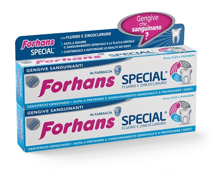 FORHANS 2 DENTIFRICI SPECIAL 75M + 33% GRATIS - farmascienza.it