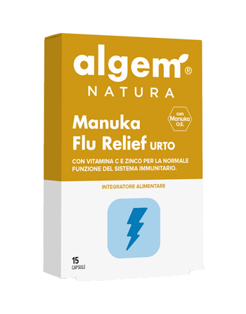 ALGEM MANUKA FLU RELIEF URTO 15 CAPSULE - farmascienza.it