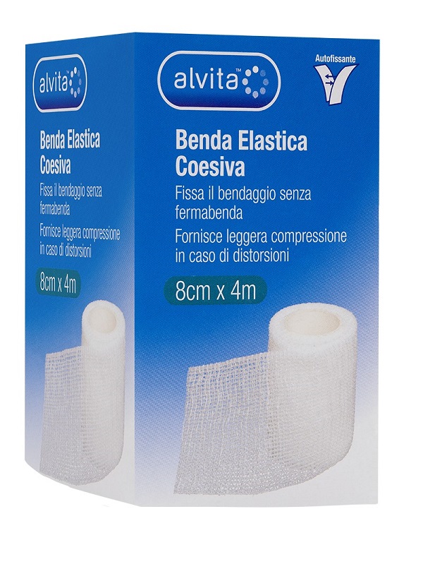 BENDA ELASTICA COESIVA ALVITA 8X4 - farmascienza.it