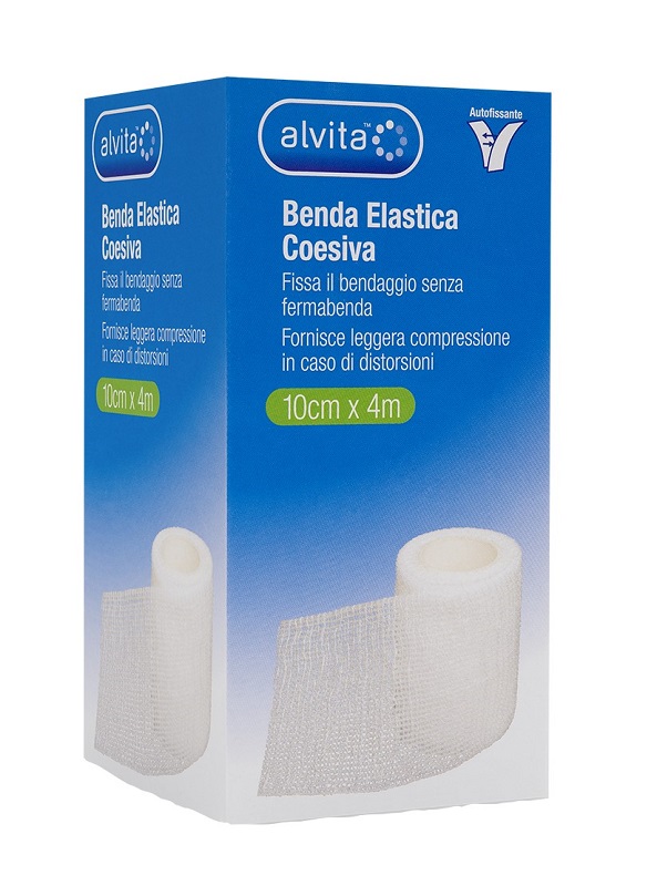 BENDA ELASTICA COESIVA ALVITA 10X4 - farmascienza.it