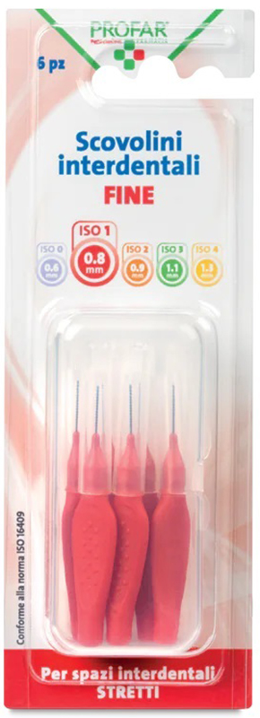 PROFAR SCOVOLINI ROSSO 0,8 6 PEZZI - farmascienza.it