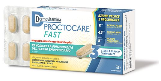 DERMOVITAMINA PROCTOCARE FAST 30 COMPRESSE - farmascienza.it