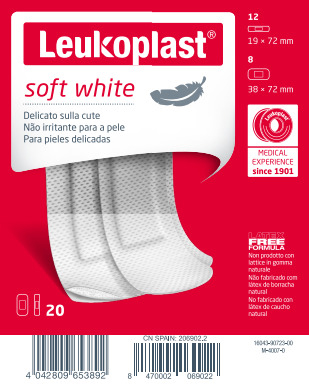 LEUKOPLAST SOFT WHITE 20 PEZZI ASSORTITI - farmascienza.it