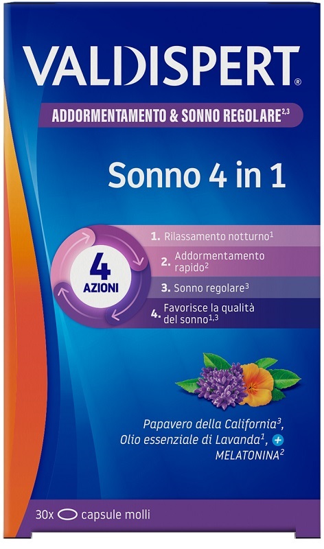 VALDISPERT SONNO 4 IN 1 30 CAPSULE MOLLI - farmascienza.it