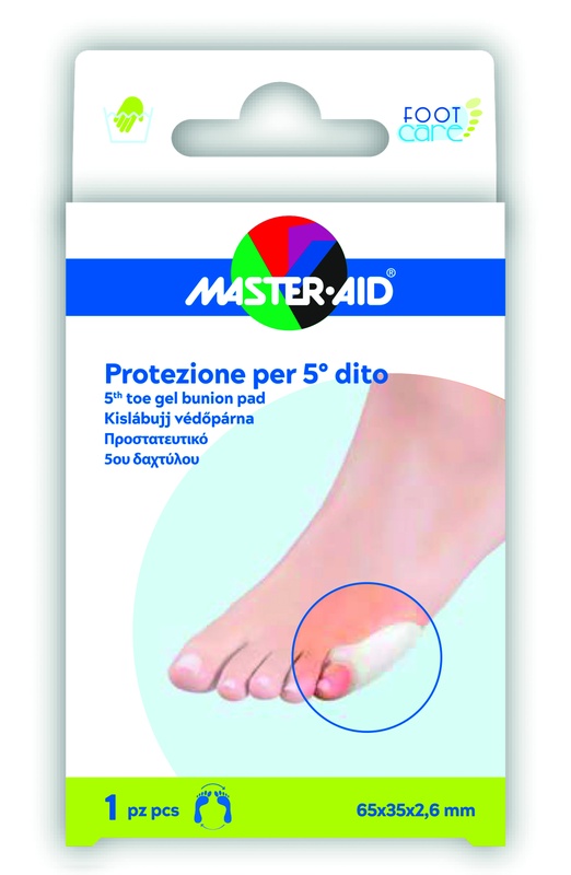 PROTEZIONE IN GEL MASTER-AID FOOTCARE 5 DITO 1 PEZZO C15 - farmascienza.it