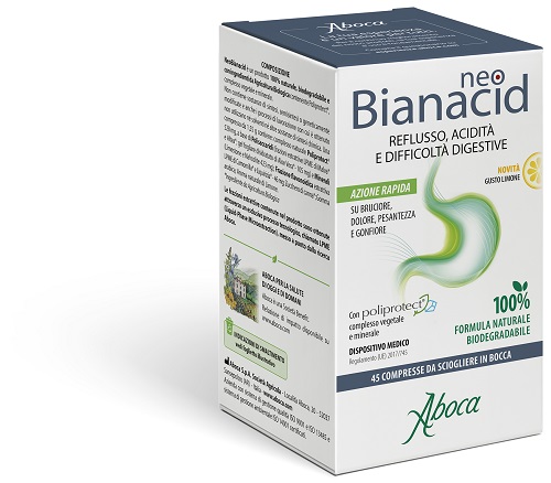 NEOBIANACID 45 COMPRESSE LIMONE - farmascienza.it