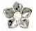 BJT984 ORECCHINI CRYSTAL OLEANDER STAINLESS STEEL - farmascienza.it