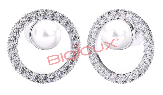 BJT985 ORECCHINI PEARL CRYSTAL STAINLESS STEEL - farmascienza.it