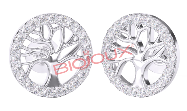 BJT994 ORECCHINI TREE LIFE STAINLESS STEEL - farmascienza.it