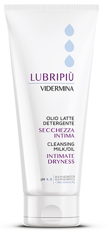 VIDERMINA LUBRIPIU' OLIO LATTE DETERGENTE SECCHEZZA INTIMA 200 ML - farmascienza.it