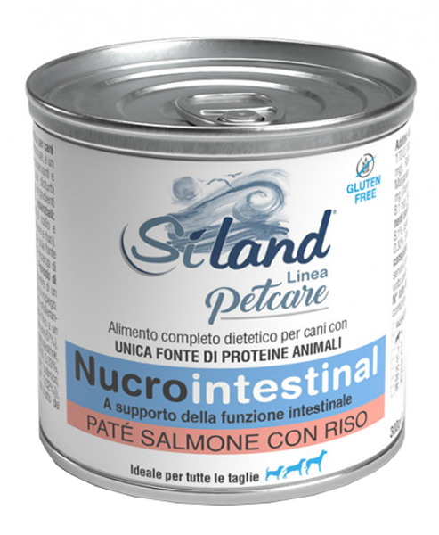 SILAND NUCROINTESTINAL UMIDO CANE SALMONE/RISO 300 G - farmascienza.it