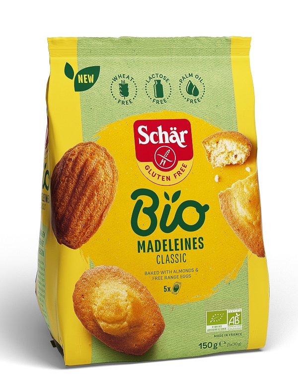 SCHAR BIO MADELEINES CLASSIC 5 MONOPORZIONI DA 30 G - farmascienza.it