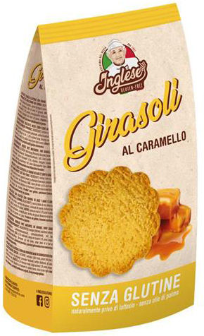 INGLESE GIRASOLI AL CARAMELLO BISCOTTI AL MAIS 300 G - farmascienza.it