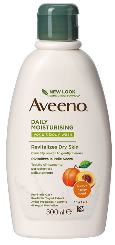 AVEENO BAGNO DOCCIA YOGURT ALBICOCCA & MIELE 300 ML - farmascienza.it