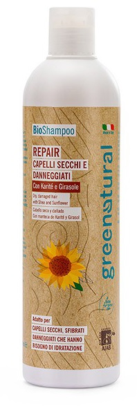 GREENATURAL BIO SHAMPOO REPAIR KARITE 400 ML - farmascienza.it