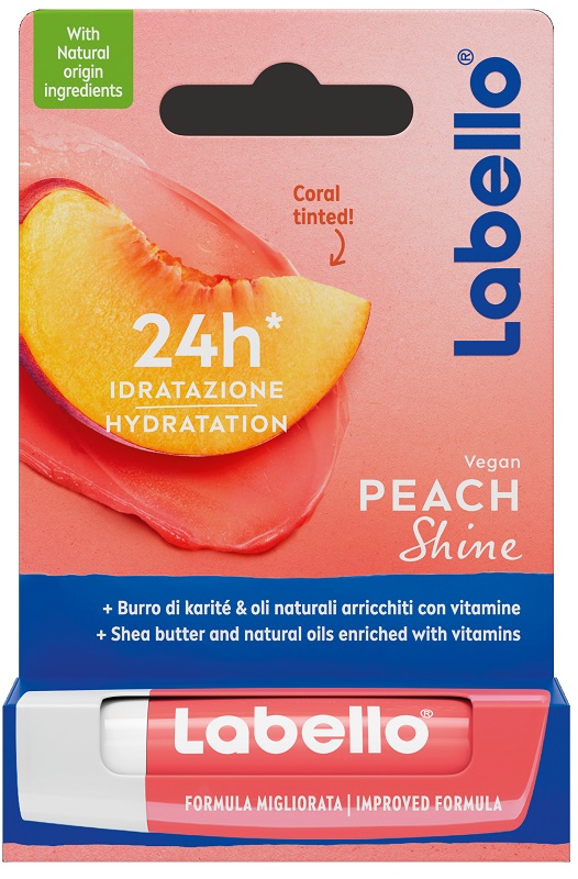 LABELLO PEACH SHINE 5 G - farmascienza.it