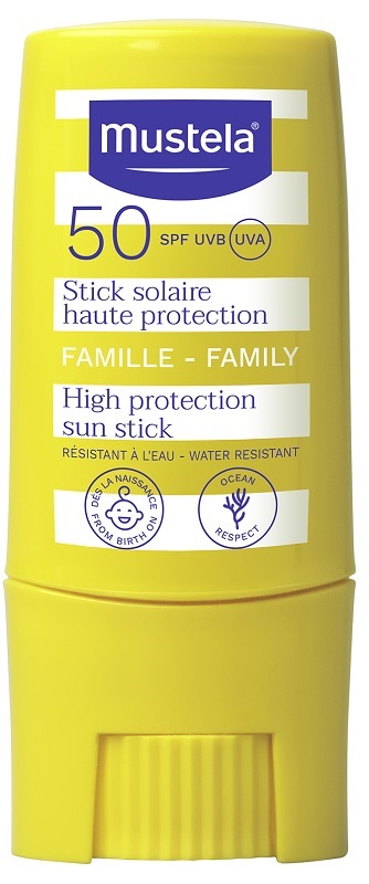 MUSTELA STICK SOLARE PROTEZIONE MOLTO ALTA SPF50+ 10 ML - farmascienza.it