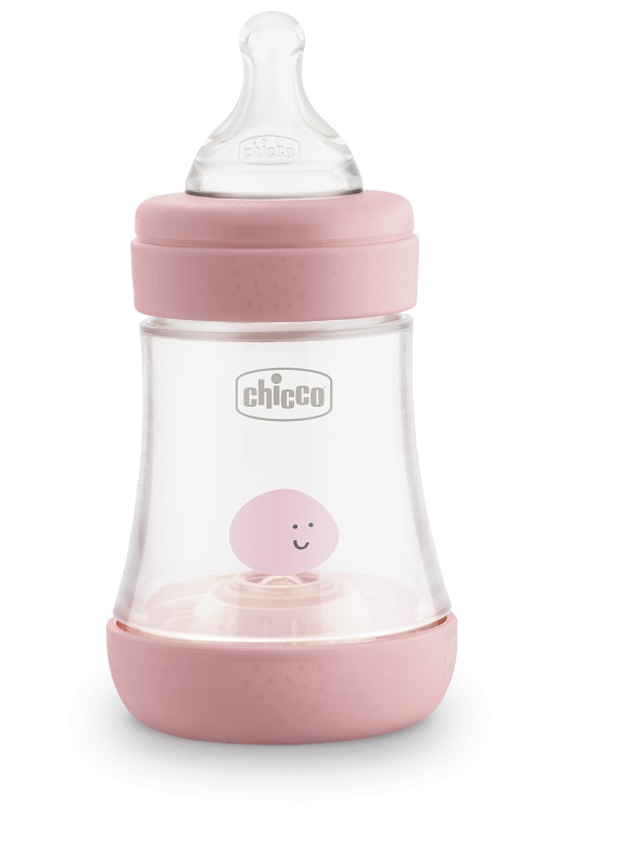 CHICCO BIBERON PERFECT 5 GIRL 150 ML IN SILICONE 1 FORO - farmascienza.it