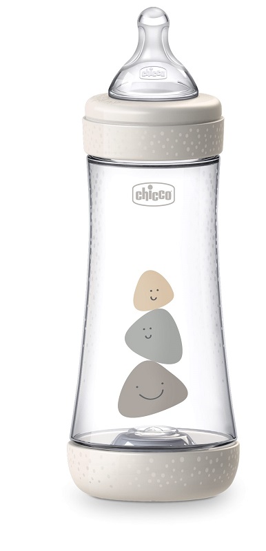 CHICCO BIBERON PERFECT 5 UNISEX 300 ML IN SILICONE 3 FORI - farmascienza.it