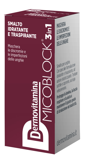 DERMOVITAMINA MICOBLOCK 3 IN 1 SMALTO IDRATANTE E TRASPIRANTE BORDEAUX 5 ML - farmascienza.it